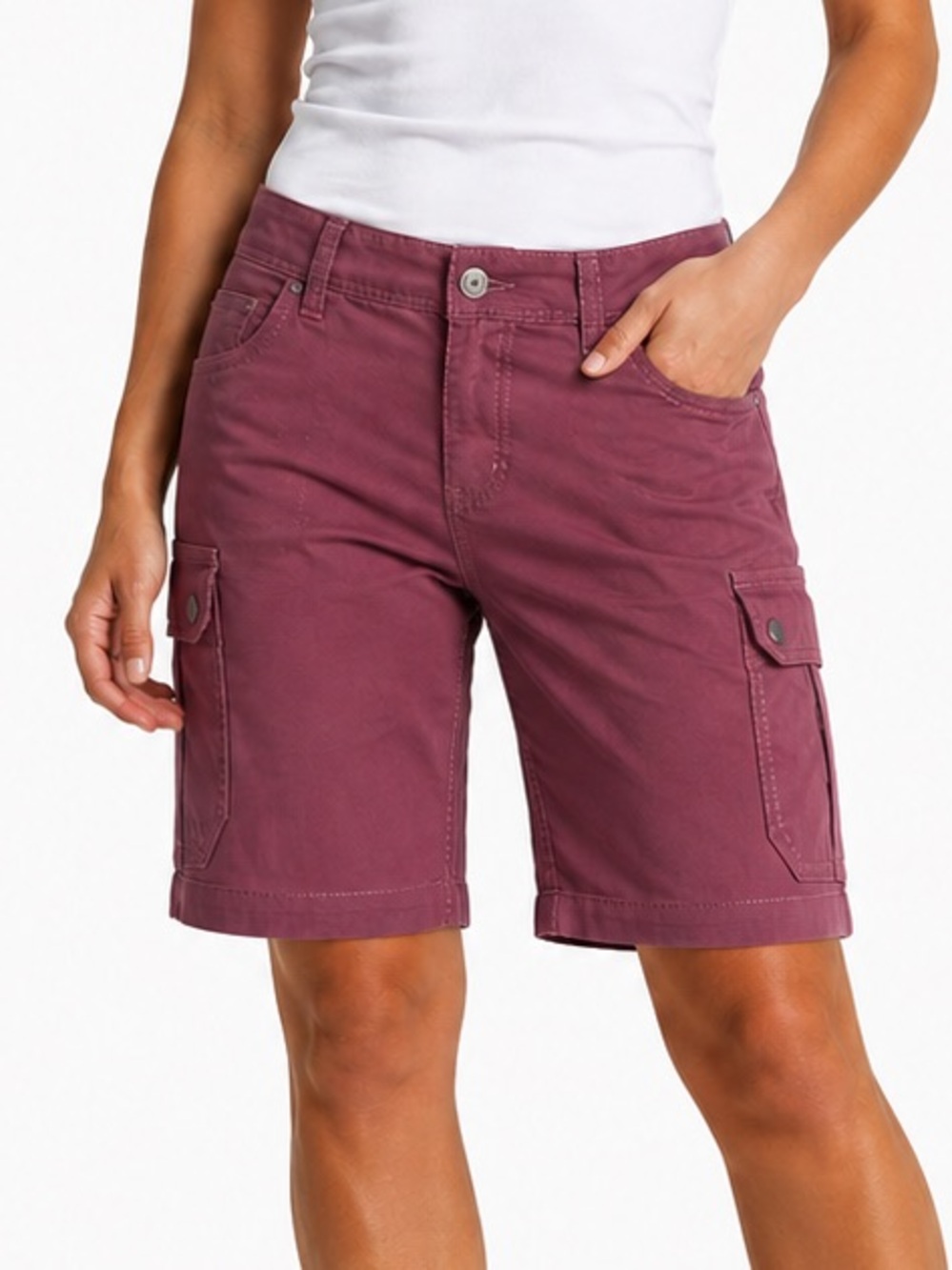 KÜHL Splash Cargo Hiking Shorts Raspberry Pink Women’s Size 14 Gorpcore